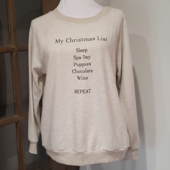 Project Social T My Christmas List Sweater… - Picture 1 of 5